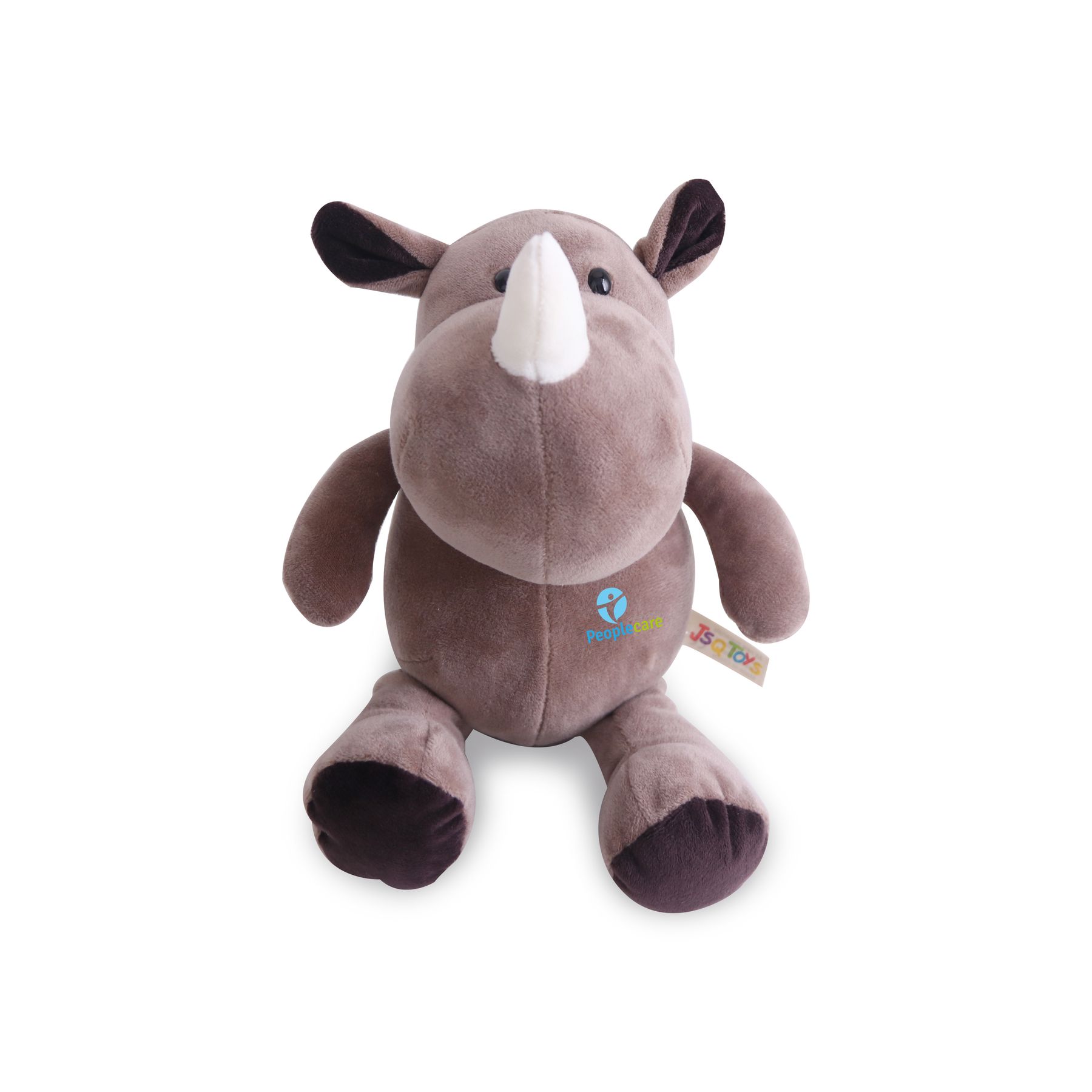 Nuluv Activity Rhino Plush Sensory Baby Toy for Teething & Tummy Time main image 0