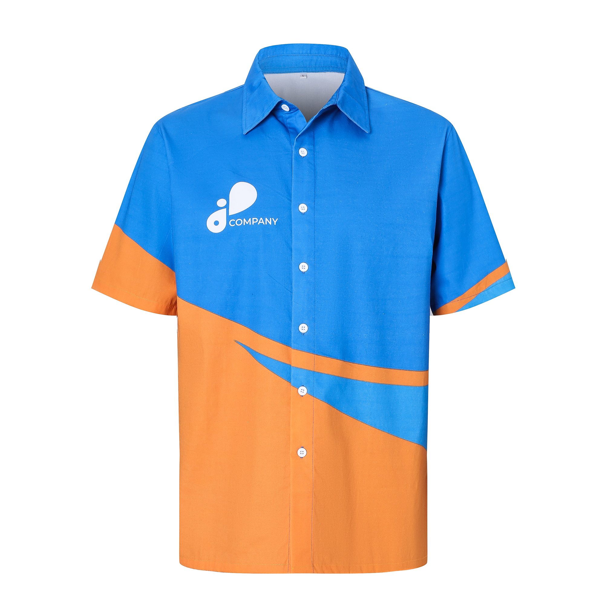 Men's 100% Polyester Sublimated Hawaiian Shirt