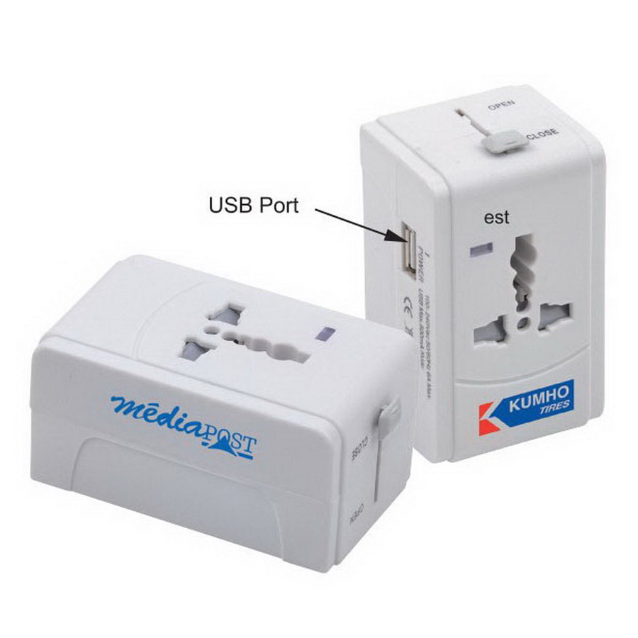 Universal Travel Adapter with USB